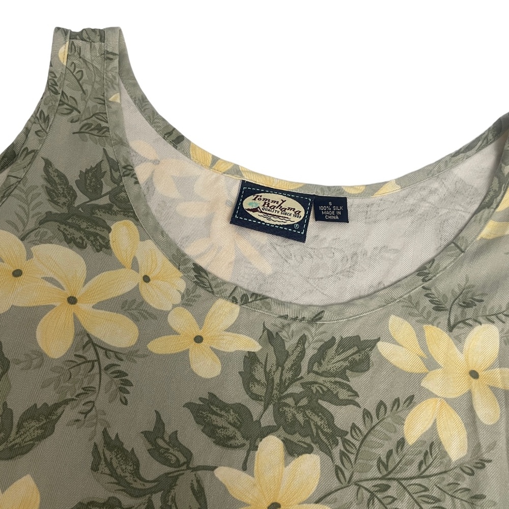 Tommy Bahama Small Women's NEW Tank Top Floral Hawaiian 100% Silk